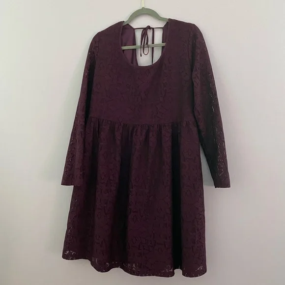 Target Dresses | Purple Long Sleeve Lace Dress | Color: Purple | Size: Xl | Daydreamin722's Closet Target Dresses | Purple Long Sleeve Lace Dress | Color: Purple | Size: Xl | Daydreamin722's Closet